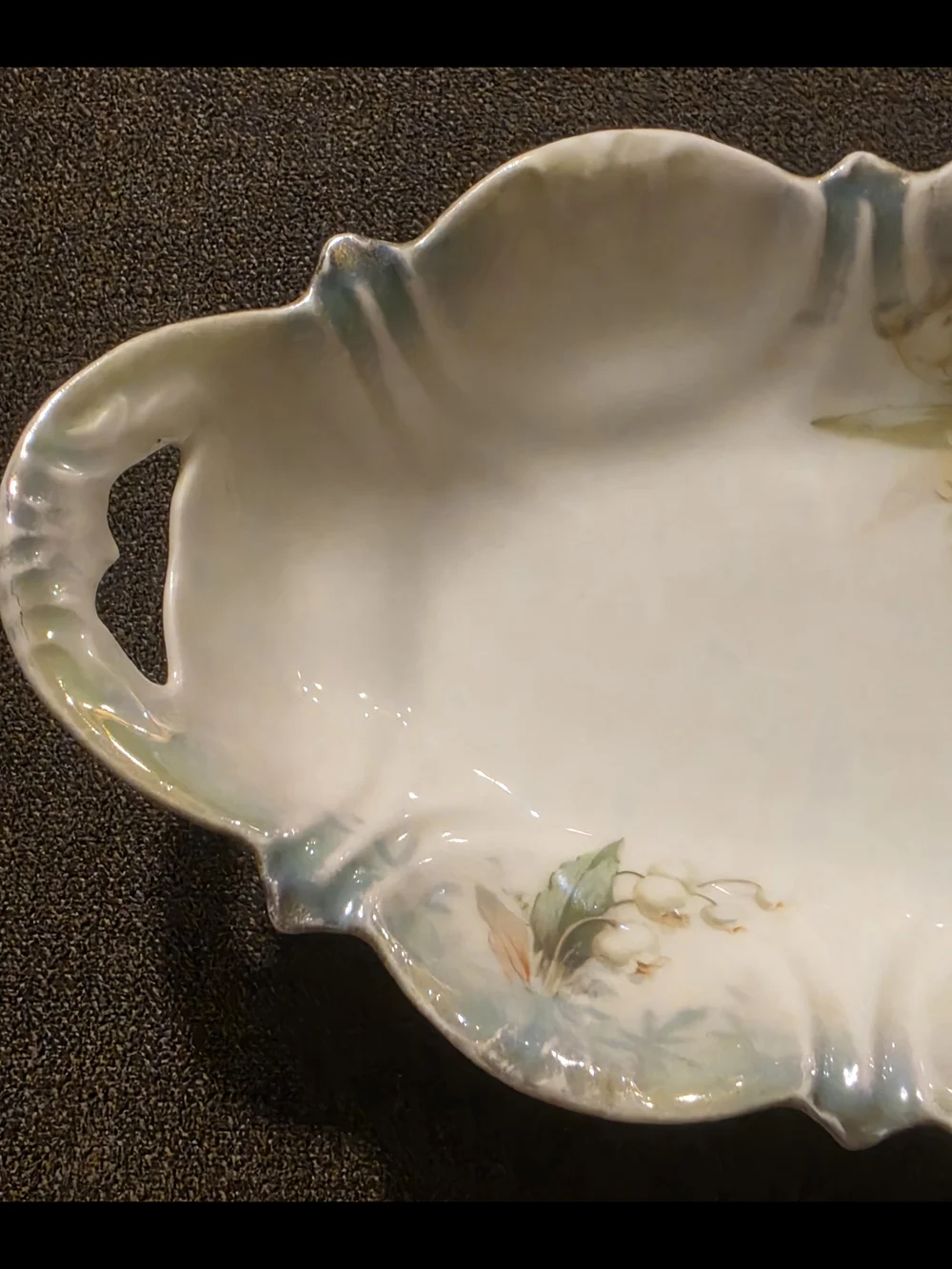 Reinhold Schlegelmilch R.S. Antique Poland China Serving Dish